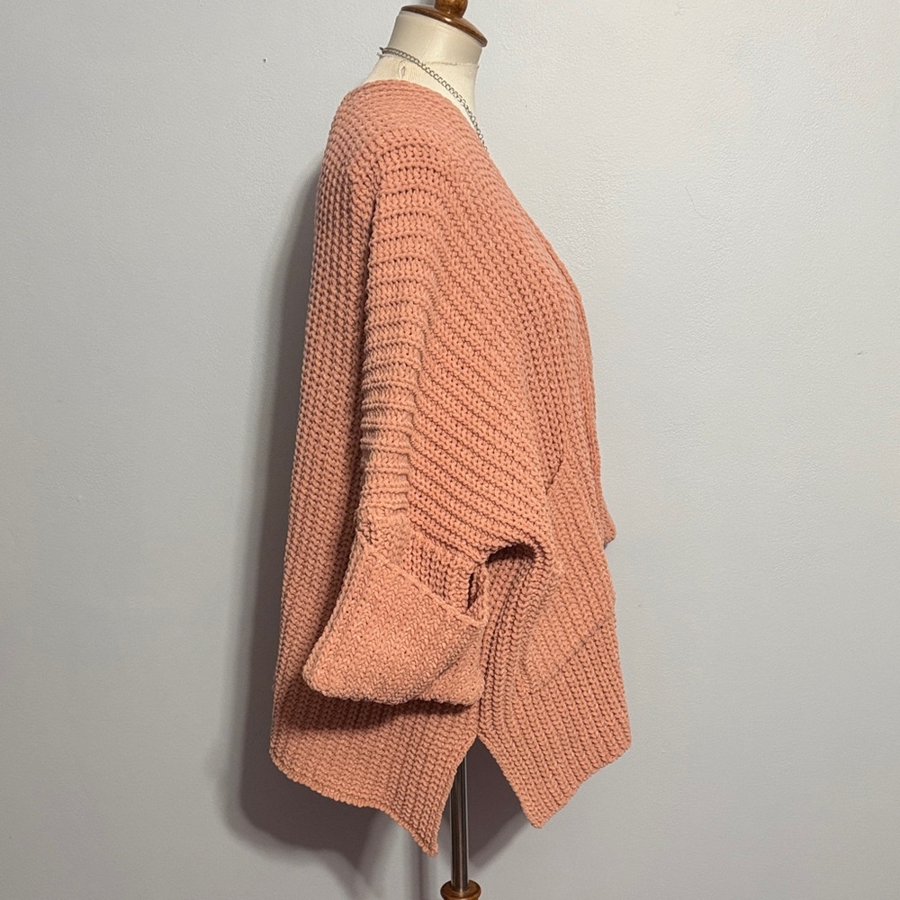 POL Women's Cardigan - Soft Peach - Picture 2 of 3